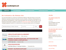 Tablet Screenshot of medizinjob.net